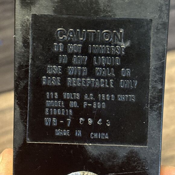 West Bend WB-7 Control Dial P-500 Electric Skillet Heat Power Cord Probe Tested! - Picture 5 of 8